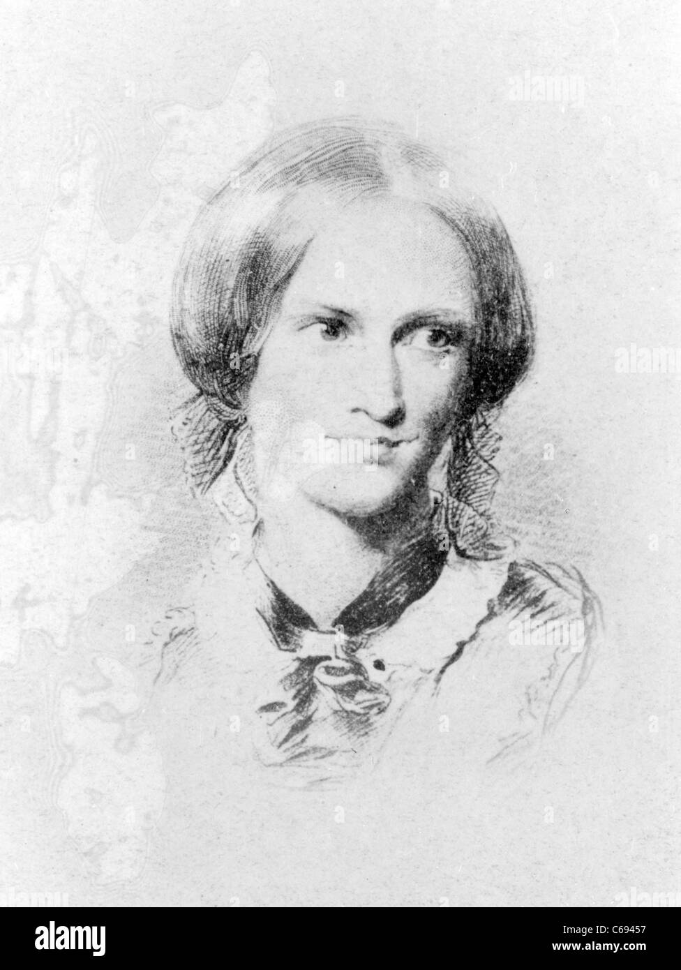 Charlotte Brontë era un romanziere inglese e poeta Foto Stock