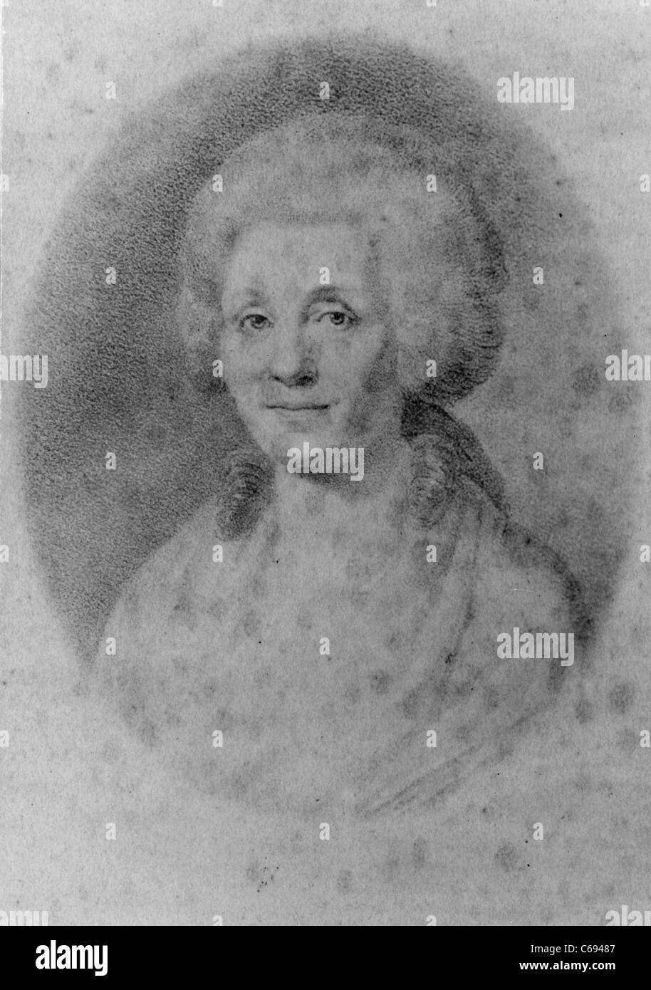 Elizabeth Dorothea Kodweiss Schiller, madre del drammaturgo tedesco Friedrich Schiller. Foto Stock