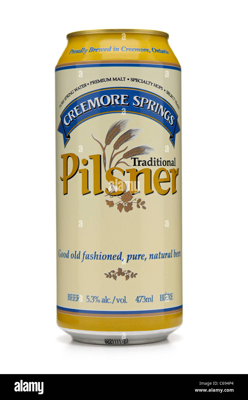 Possibile di birra Pilsner tradizionale birra canadese Foto Stock