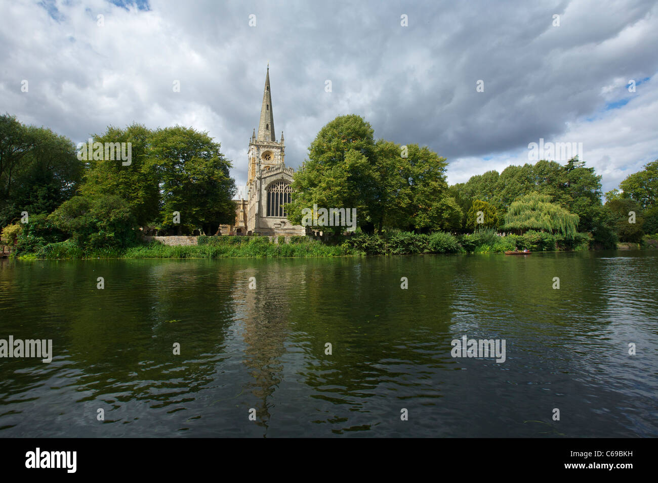 Chiesa della Santissima Trinità a Stratford upon Avon Warwickshire England Regno Unito Foto Stock