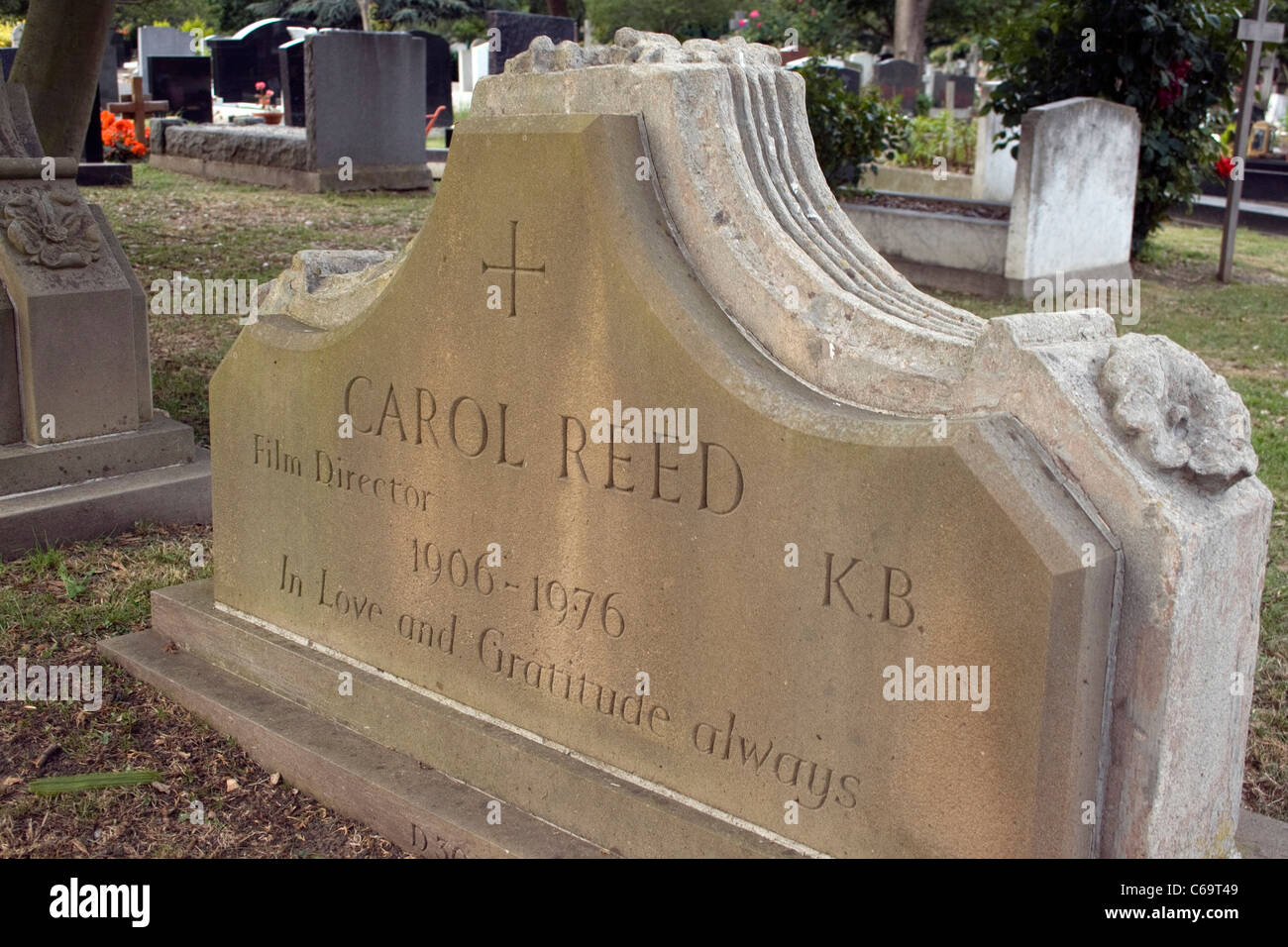 Il luogo di riposo di un film del regista Carol Reed, Londra Foto Stock