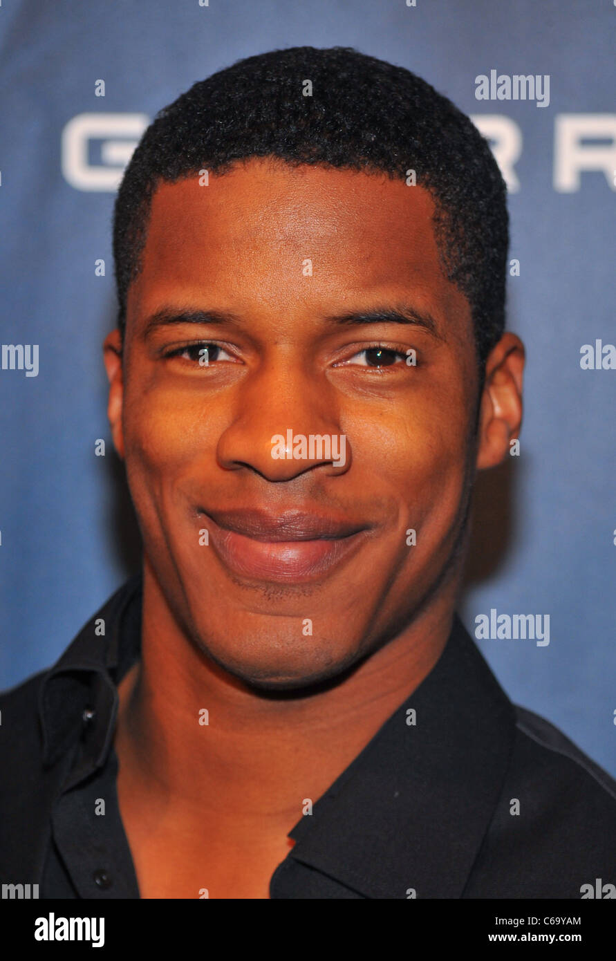 Nate Parker di presenze per G-Star materie Autunno/Inverno 2011 Collezione Fashion Show, Lincoln Center di New York, NY Febbraio 12, 2011. Foto di: Gregorio T. Binuya/Everett Collection Foto Stock