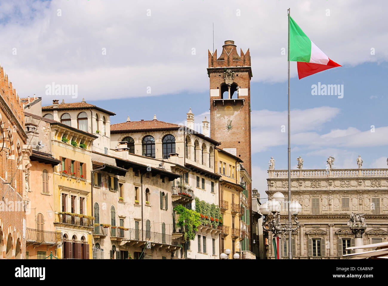 Marktplatz Verona - Verona town square 01 Foto Stock