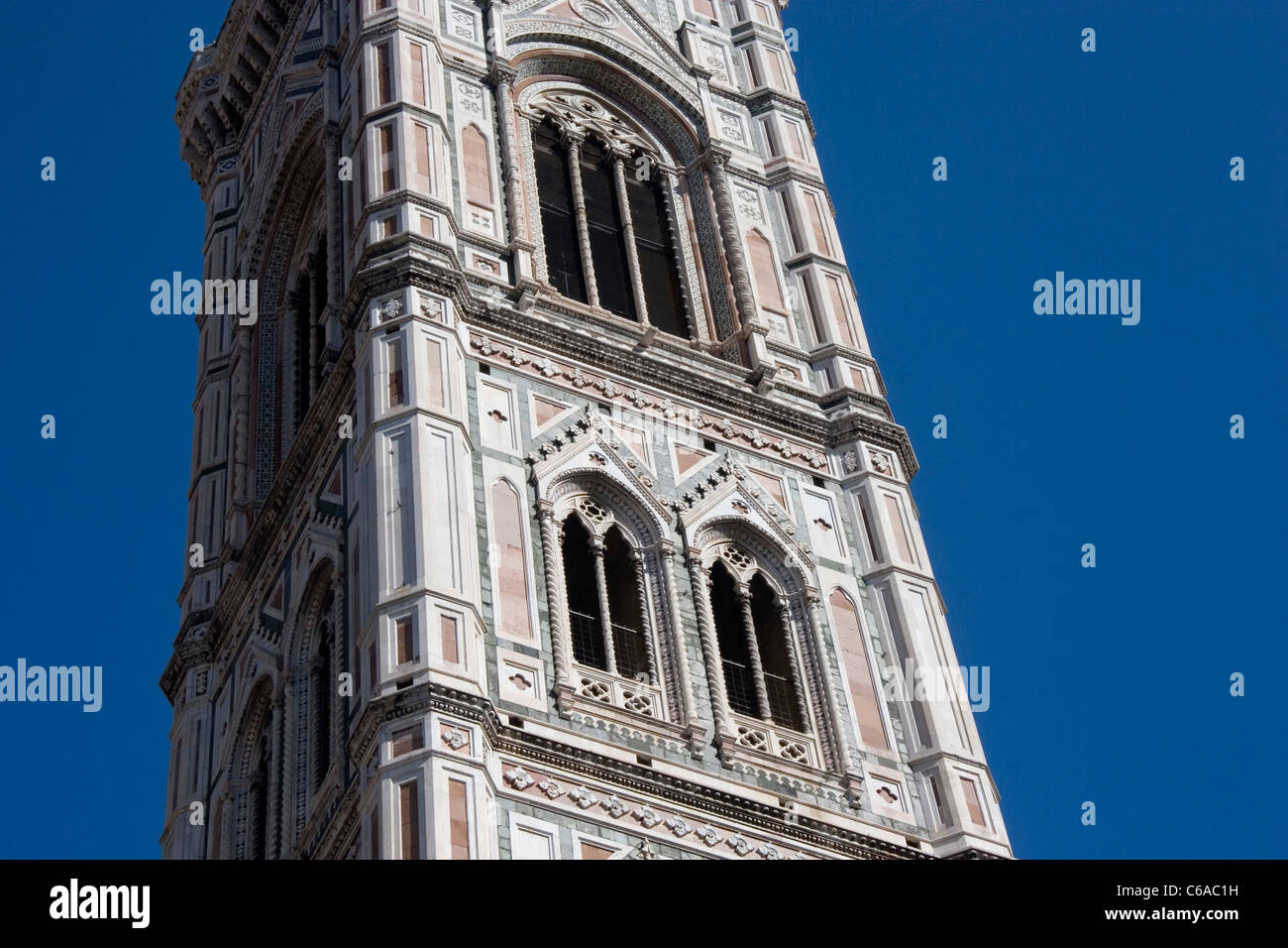 Il Campanile di Giotto - La torre campanaria - Firenze, Italia Foto Stock