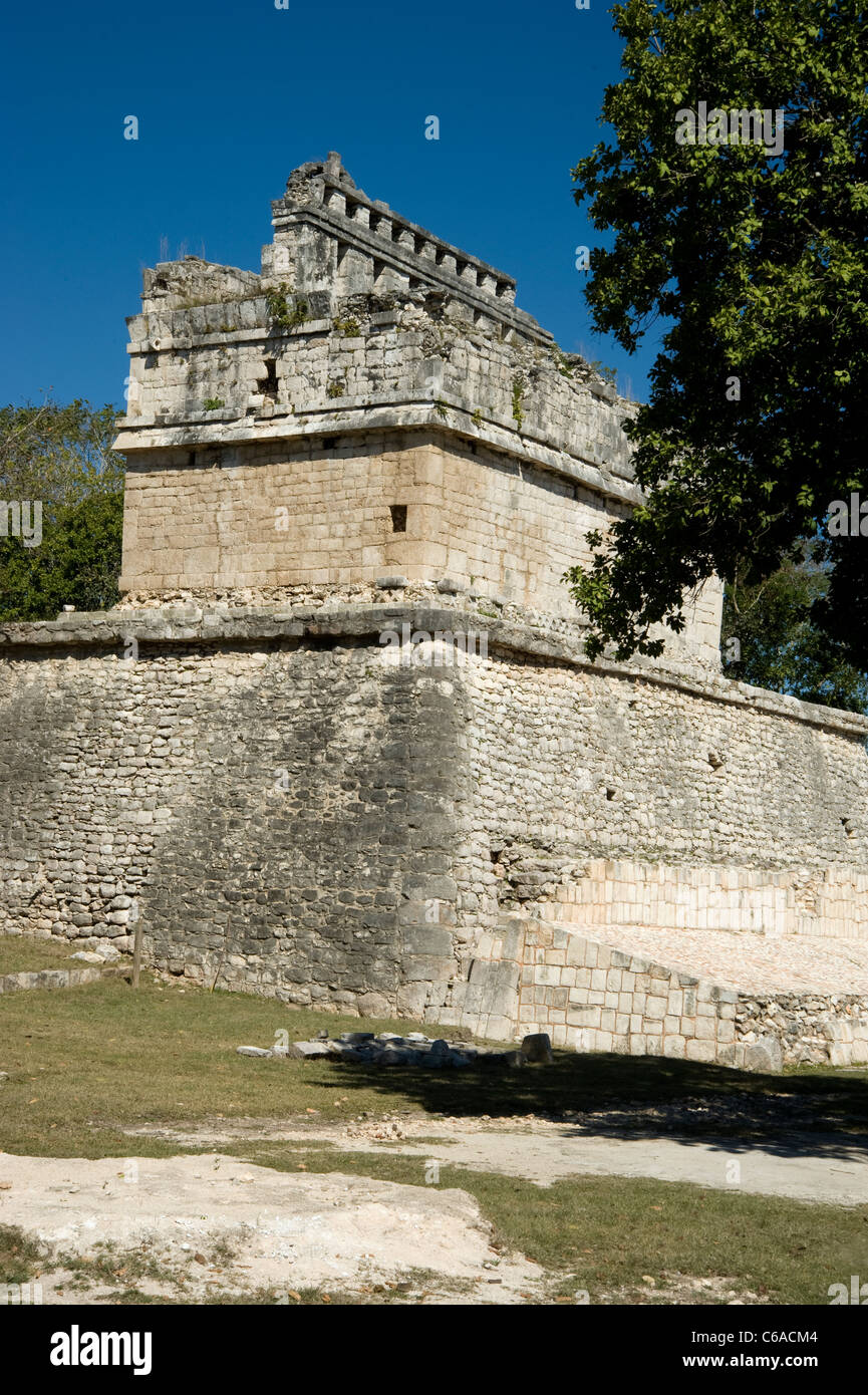 Rovine a Chichen Itza Foto Stock