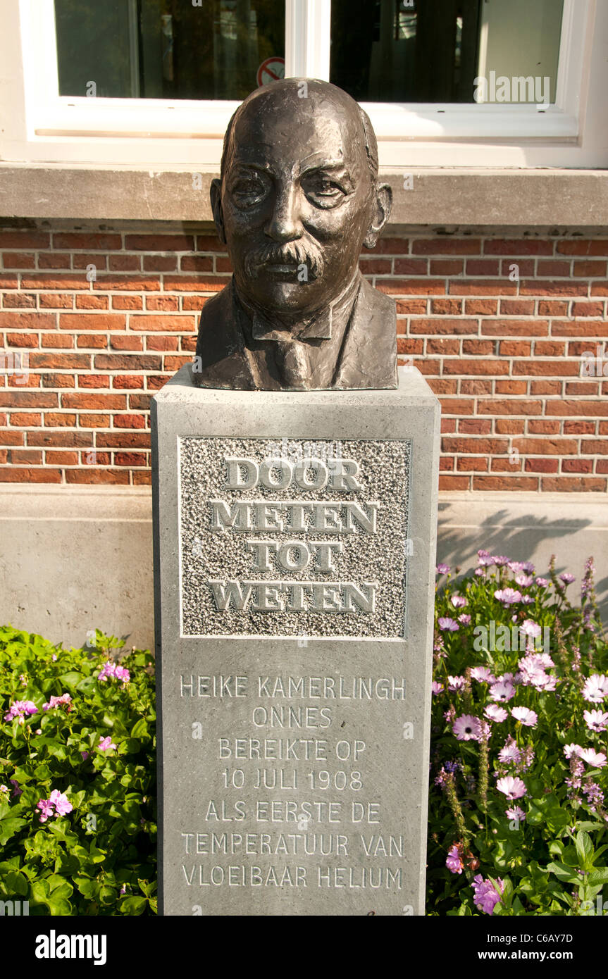 H. Kamerlingh Onnes era uno del primo docente di fisica sperimentale presso l'Università di Leiden Paesi Bassi Foto Stock
