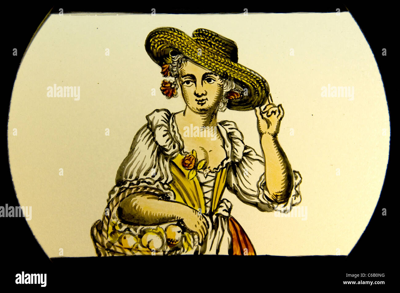 Lanterna Magica la Lanterna Magica immagine inizio tipo di proiettore di immagini sviluppato del xvii secolo Holland Olanda Foto Stock