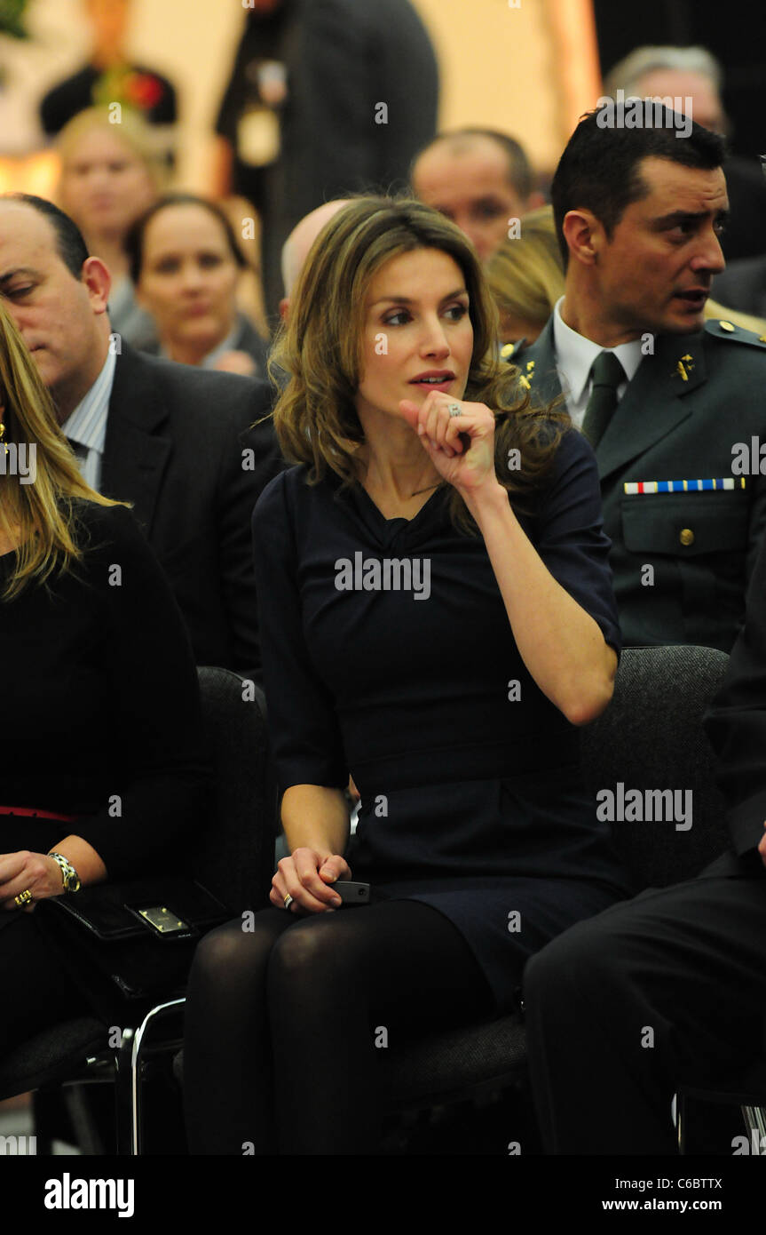 La principessa Letizia di Spagna partecipa alla terza edizione Eva Luise Koehler Award per la ricerca e l'esame delle malattie rare a Foto Stock