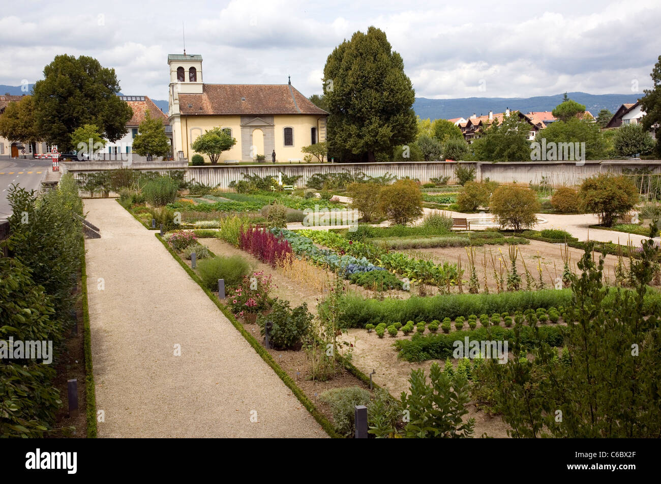 Chateau Prangins in Svizzera Foto Stock