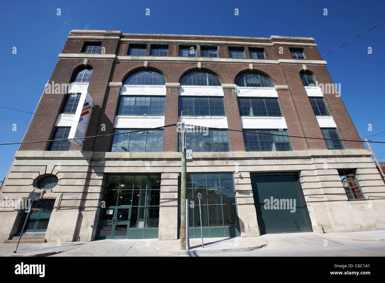 Lo sport per la vita e centro di manitoba Sports Hall of fame museum downtown Winnipeg Manitoba Canada Foto Stock