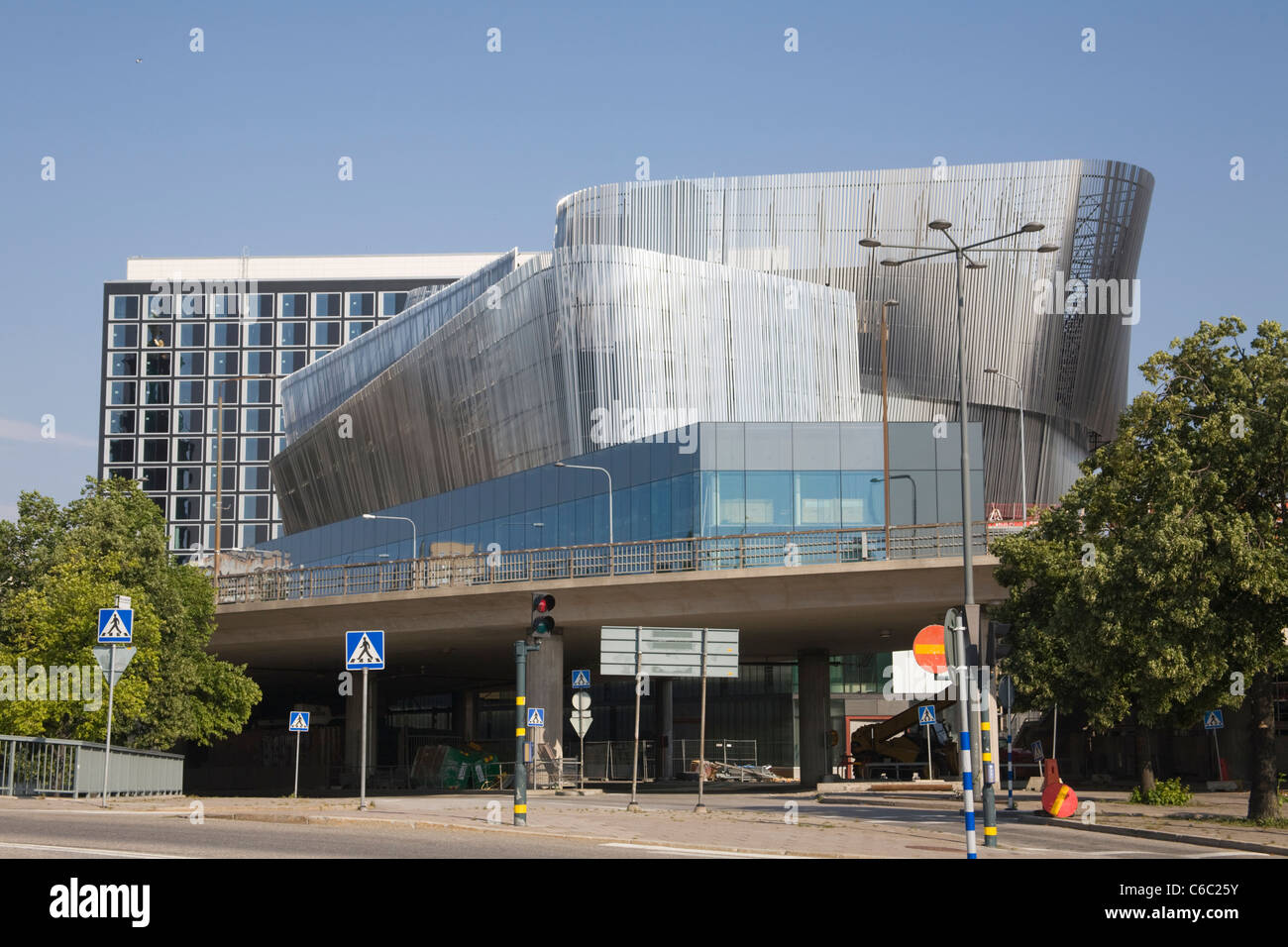 Stockholm waterfront centro congressi edificio Foto Stock