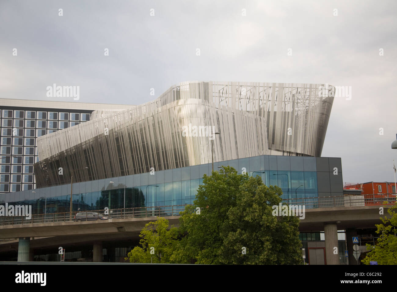 Stockholm waterfront centro congressi edificio Foto Stock