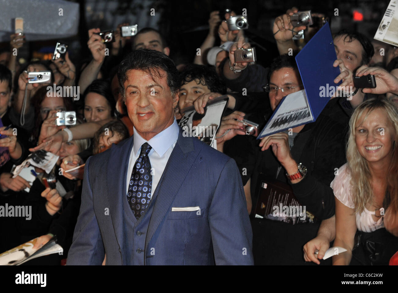 Sylvester Stallone al premiere delle parti soggette a usura in corrispondenza di Astor Film Lounge. Berlino, Germania - 06.08.2010. Foto Stock