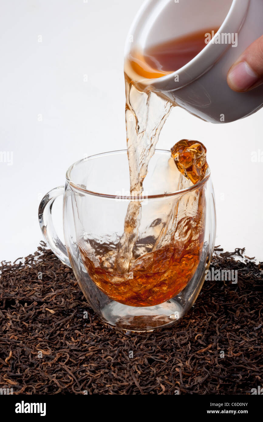Tè nero Foto Stock
