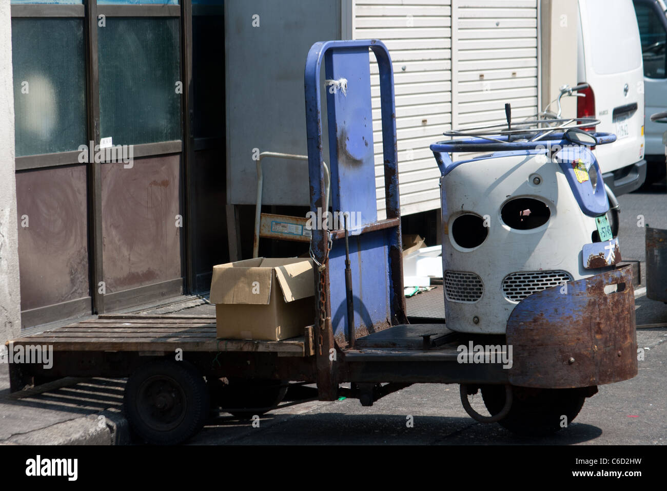 Carrello industriale Foto Stock