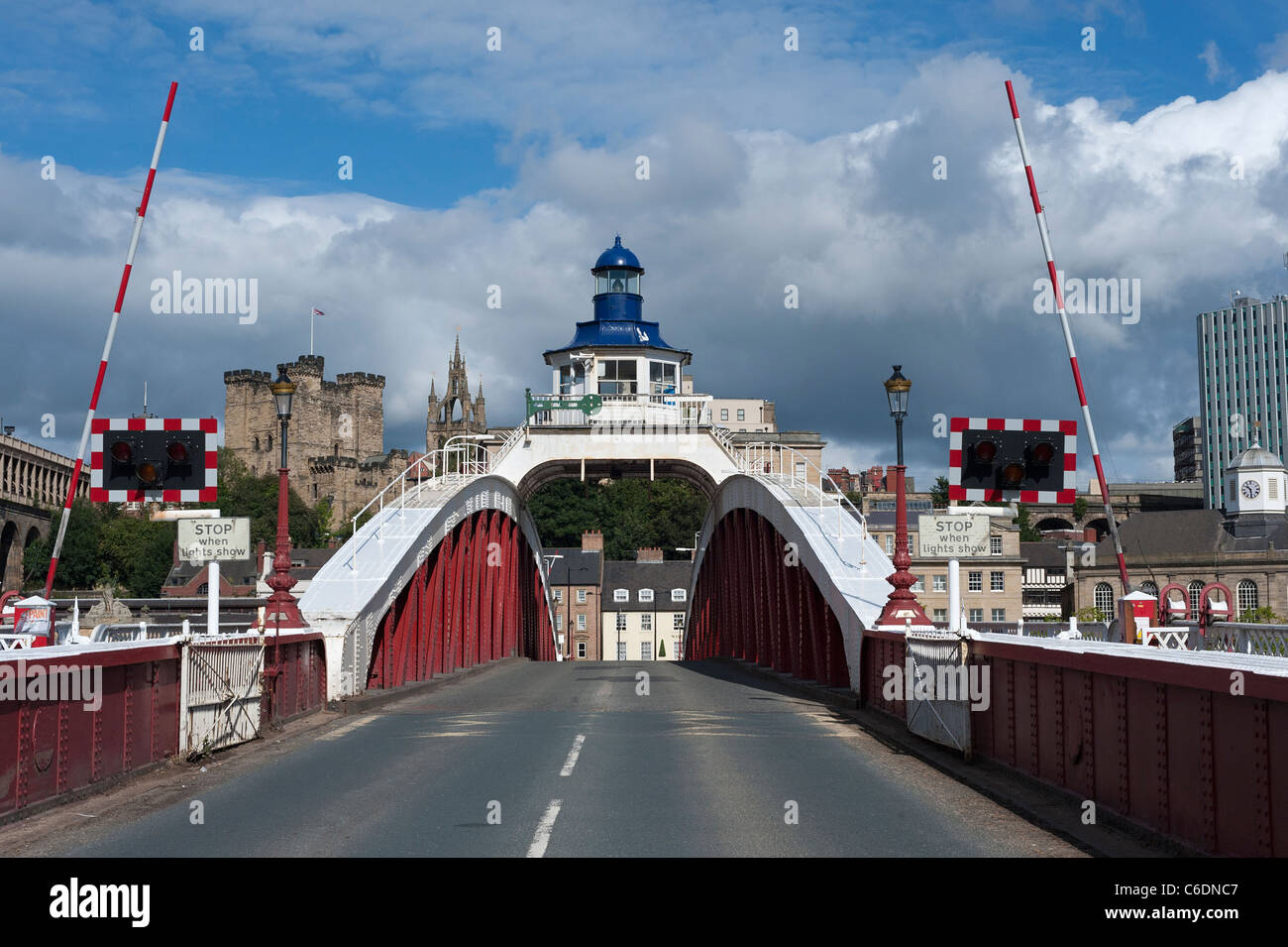 Newcastle ponte girevole Foto Stock