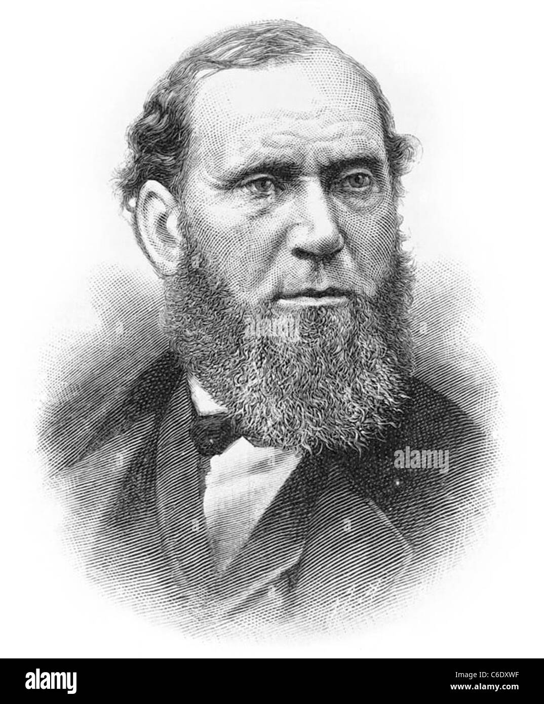 ALLAN PINKERTON (1819-1884) Scottish-American detective e di spionaggio che hanno fondato la Pinkerton National Detective Agency Foto Stock
