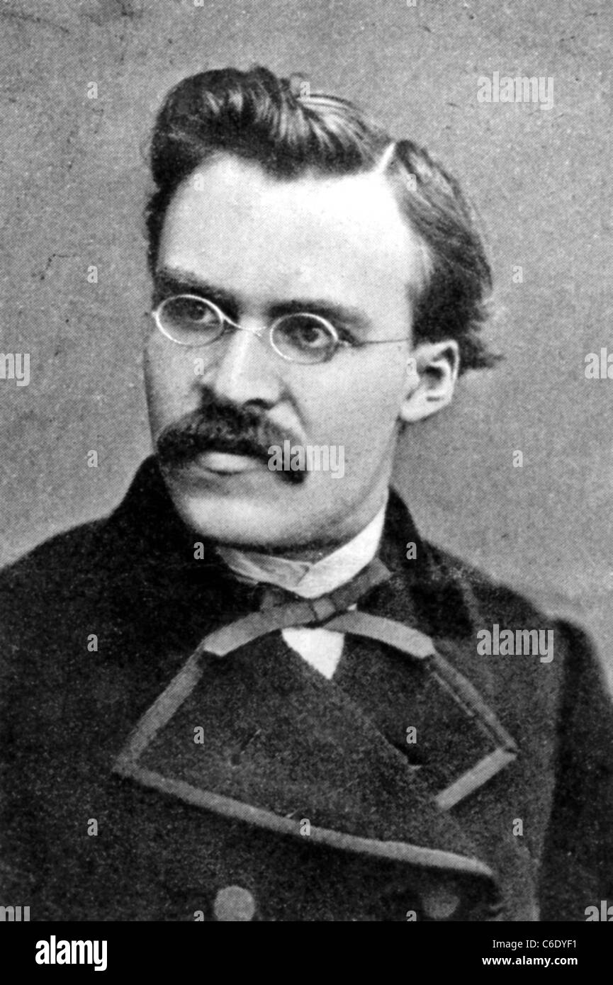 FRIEDRICH NIETZSCHE (1844-1900), filosofo tedesco e poeta circa 1870 Foto Stock