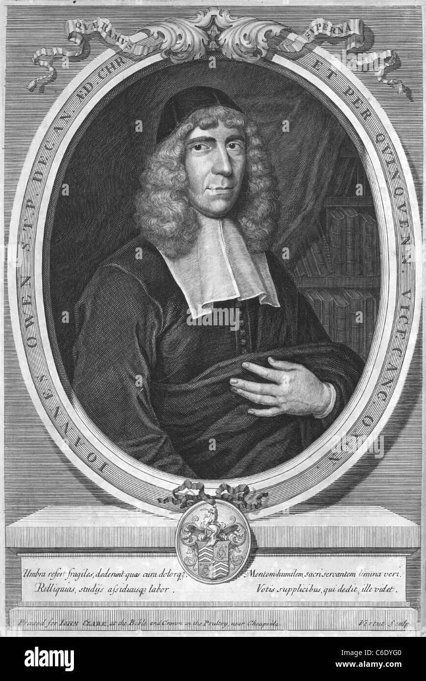JOHN OWEN (1616-1683) inglese teologo Non-Conformist Foto Stock
