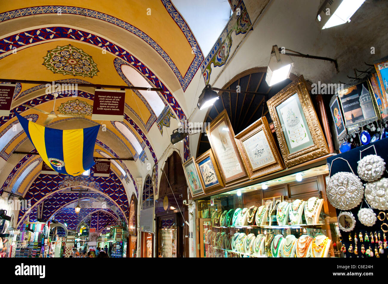 Turchia, Istanbul, Grand Bazaar interno Foto Stock Turchia, Istanbul, Grand Bazaar interno Foto Stock