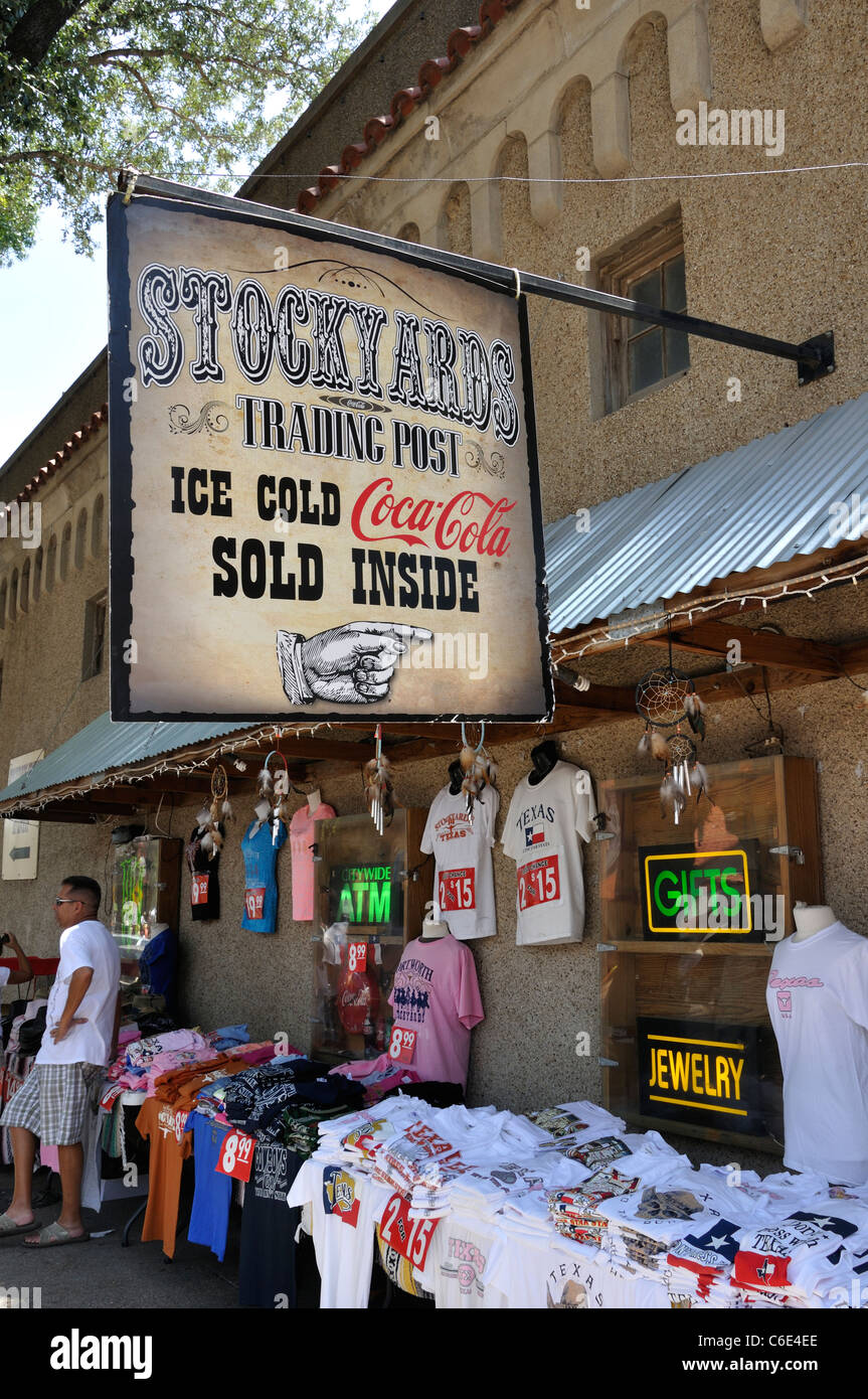 Stockyards, Fort Worth, Texas, Stati Uniti d'America Foto Stock