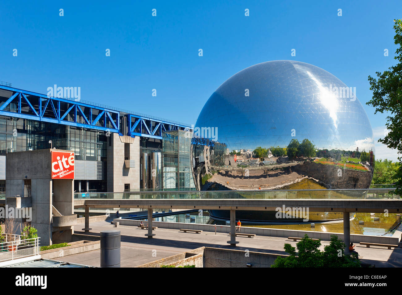 Francia, Parigi (75), la città delle Scienze e dell'Industria di La Villette Park Foto Stock