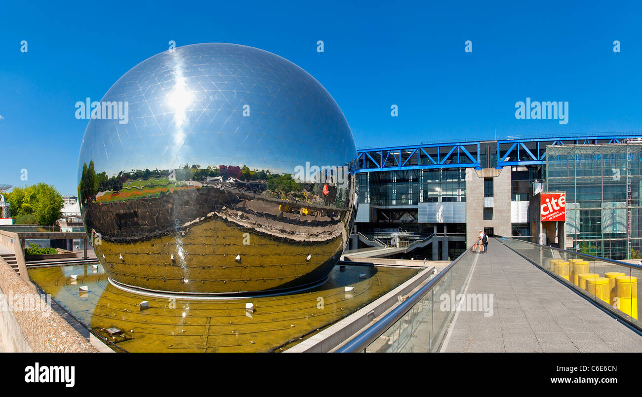 Francia, Parigi (75), la città delle Scienze e dell'Industria di La Villette Park Foto Stock