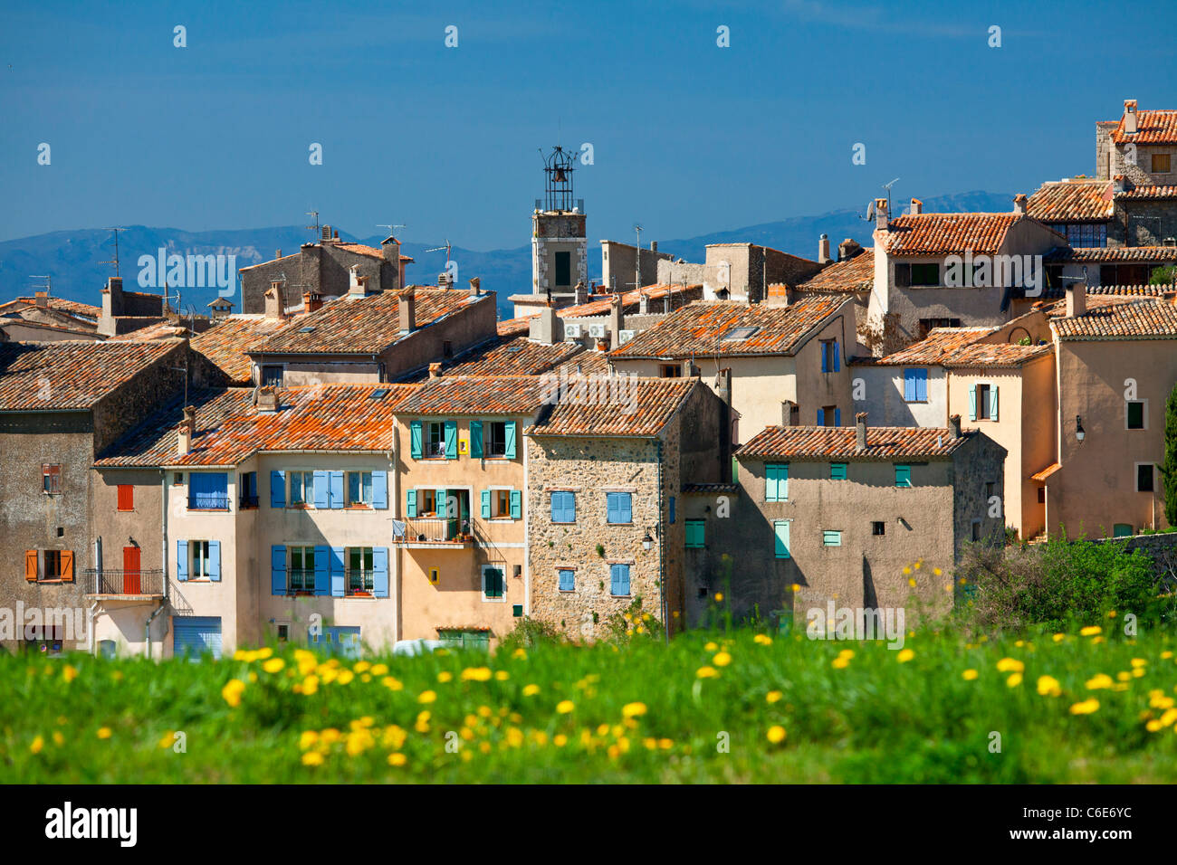 Villaggio di Tourtour, Provenza, Francia Foto Stock