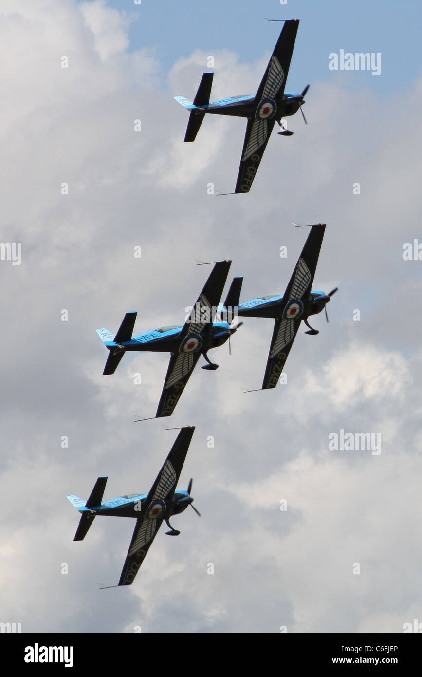 Lame aerobatic team display volare in formazione Foto Stock