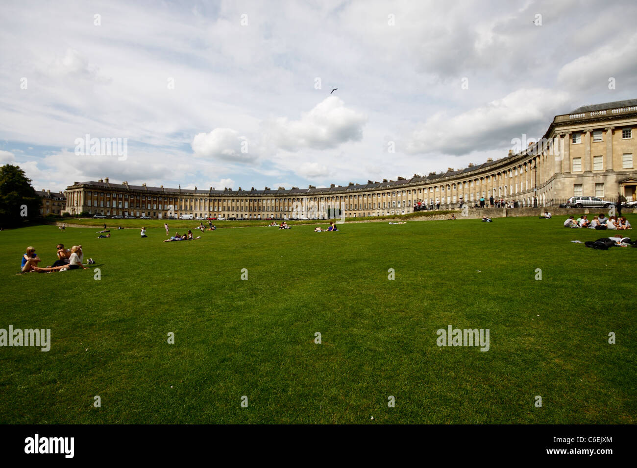 Il Royal Crescent Bath Somerset Inghilterra Foto Stock