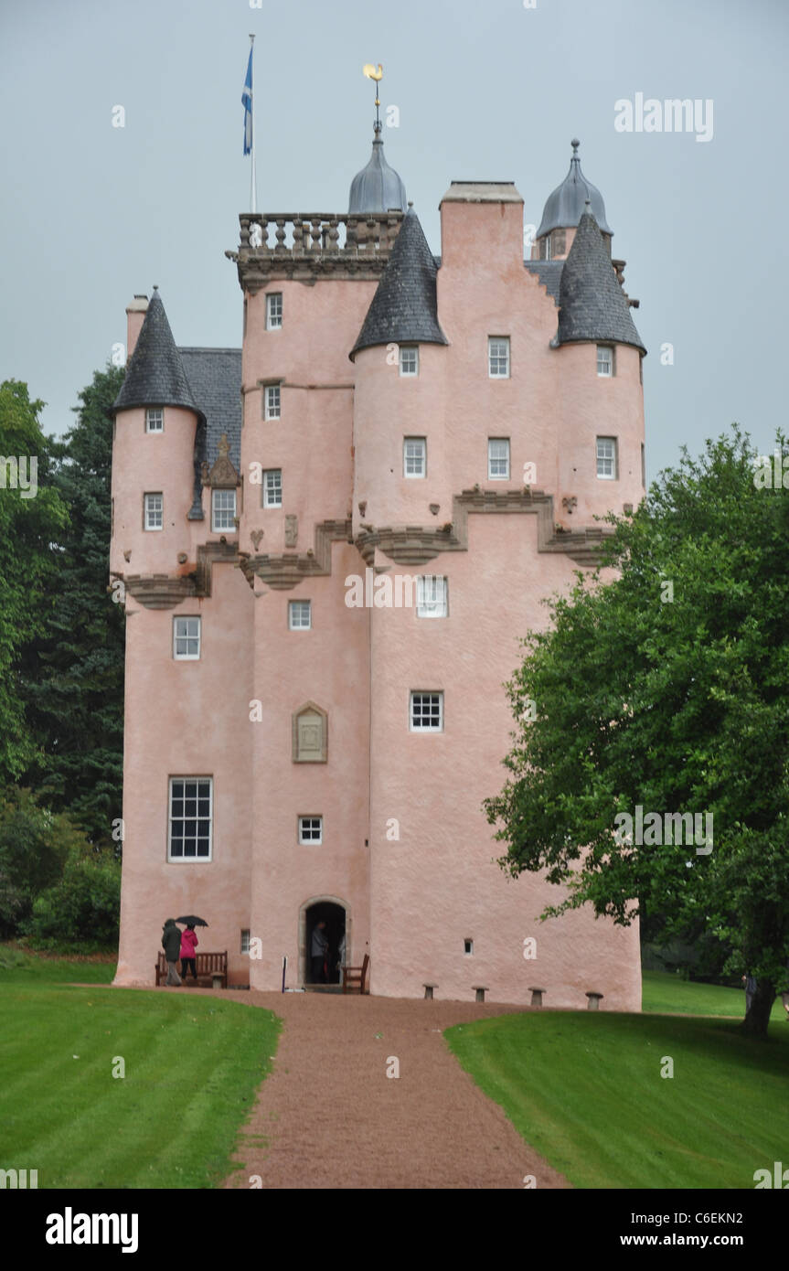 NTS proprietà Castello di Craigievar, nelle vicinanze Alford, Aberdeenshire, Scotland, Regno Unito Foto Stock