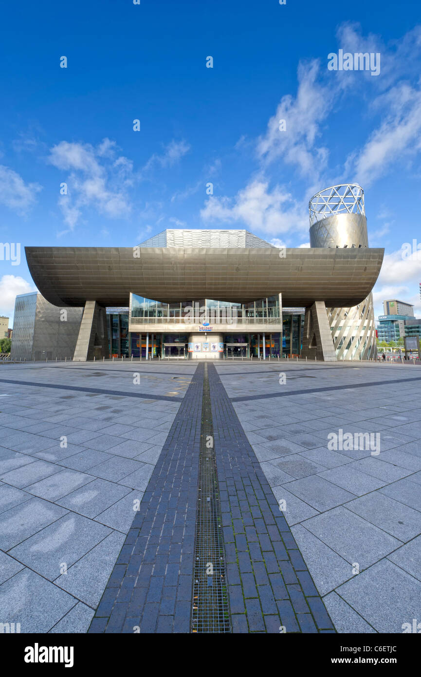 Il Lowry Theatre complesso in Salford Quays vicino a Manchester, Inghilterra Foto Stock