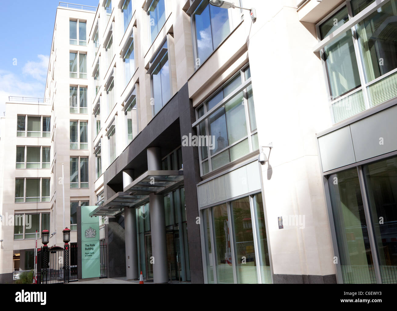 I rotoli edificio, Fetter Lane, Londra - Casa di 31 nuovi tribunali dall ottobre 2011 Foto Stock