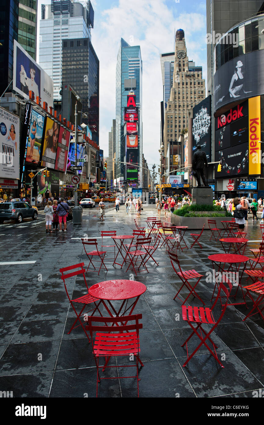 Times Square, New York, Stati Uniti. Foto Stock