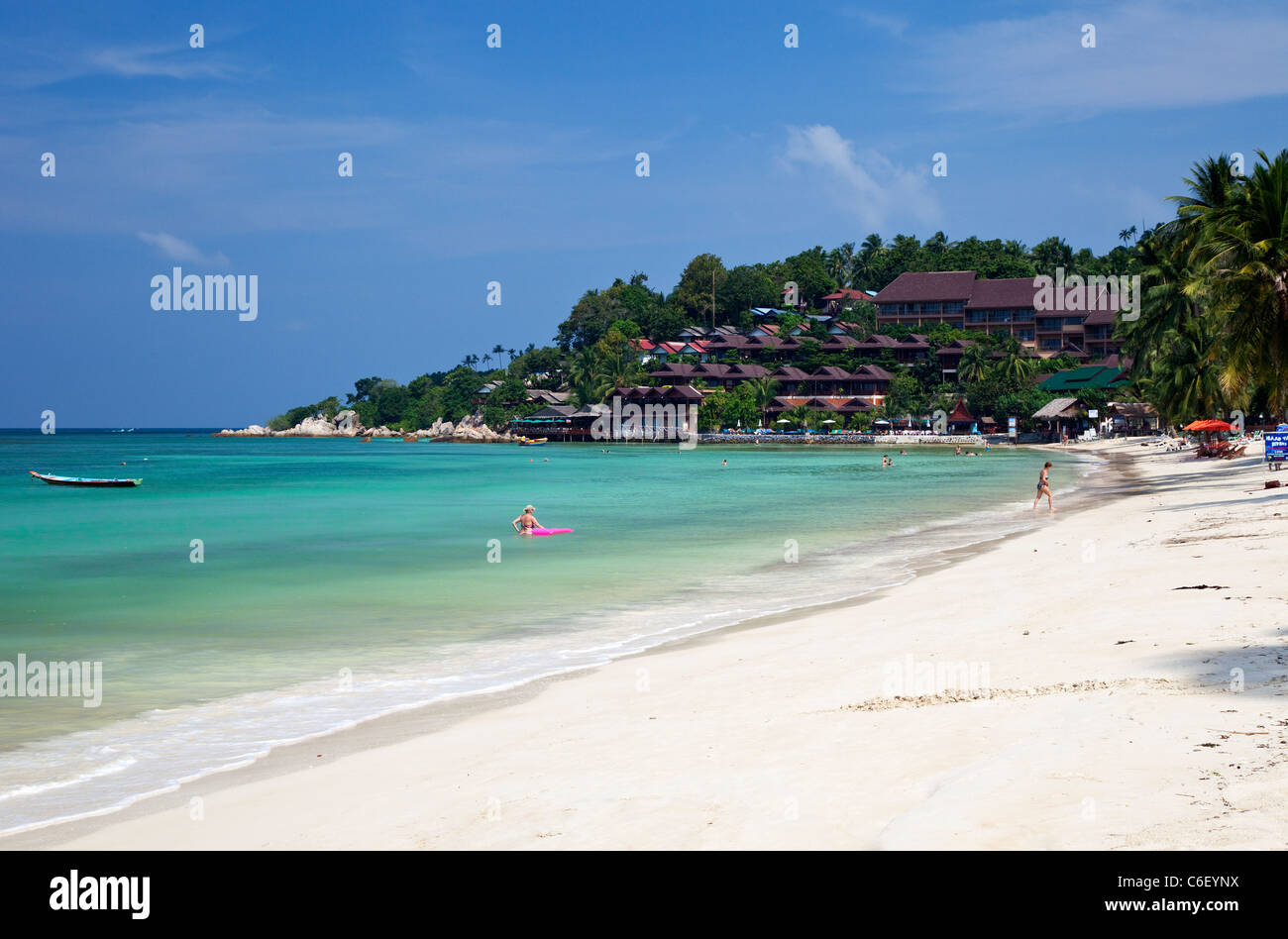 La spiaggia di Hat Yao, Ko Pha-Ngan, Thailandia Foto Stock