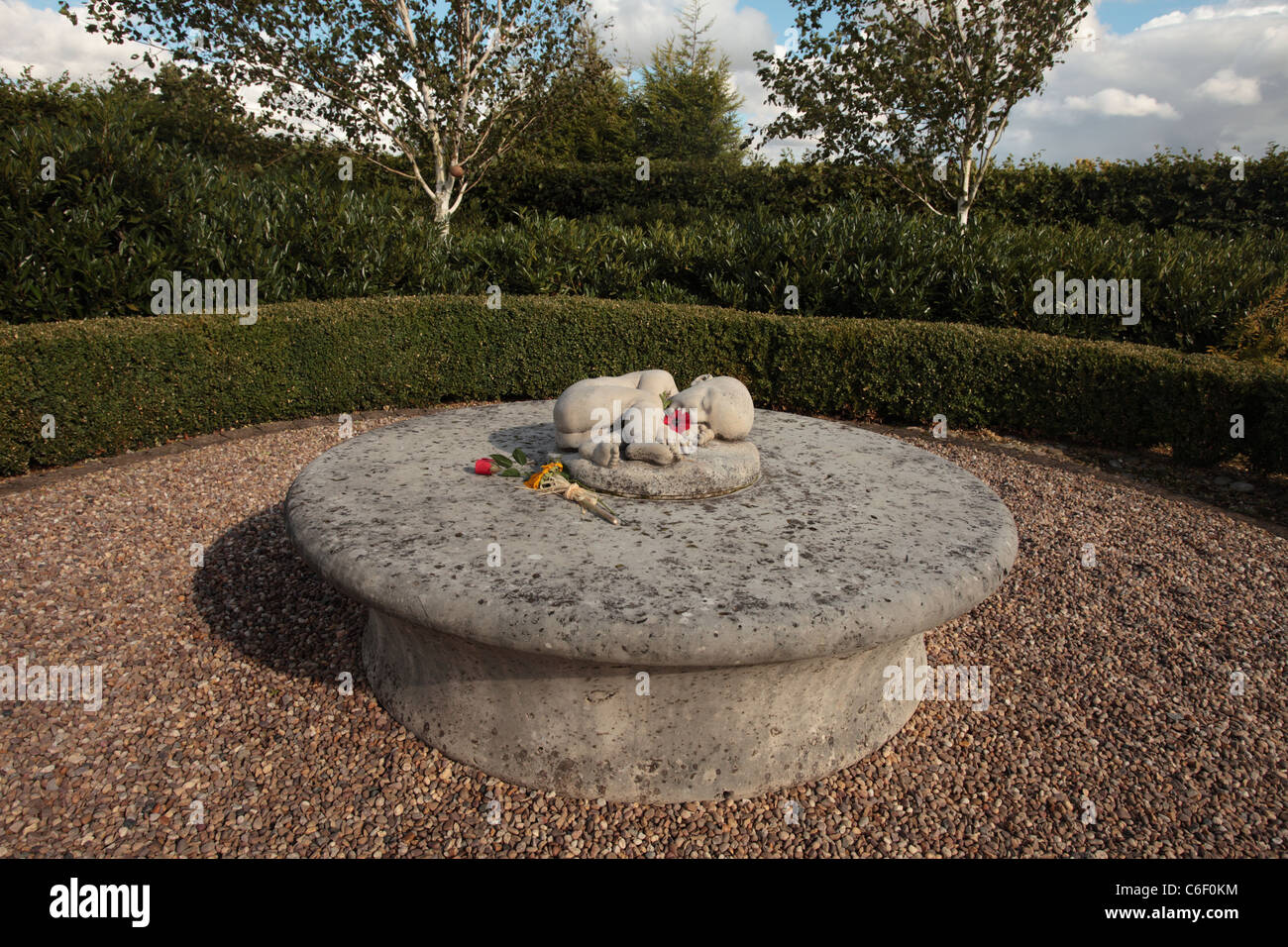 Stillbirth e morte neonatale carità Memorial, il National Memorial arboretum, alrewas Foto Stock