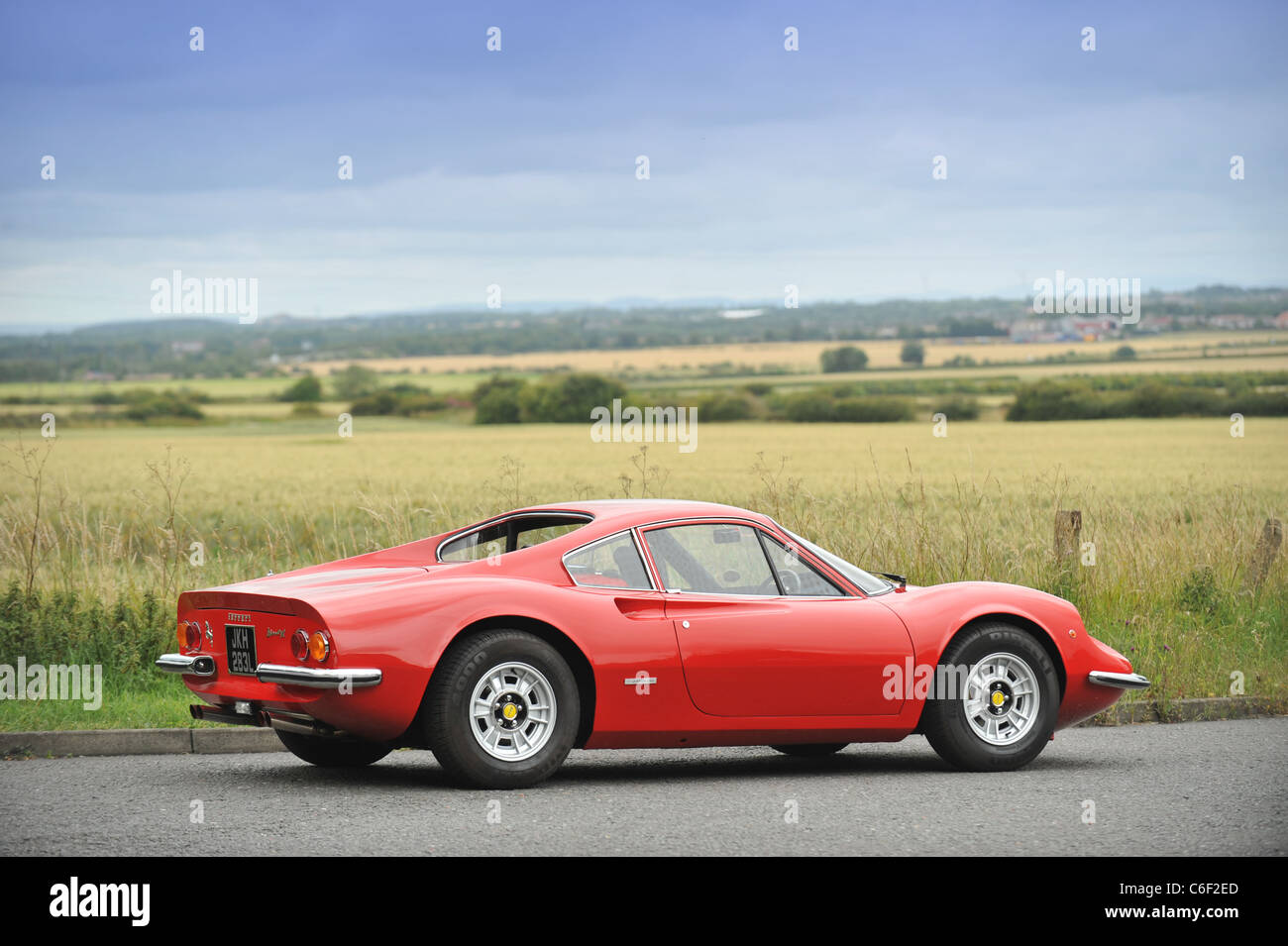 1972 Ferrari Dino 246 pullman GT a lavorare da Pininfarina Foto Stock