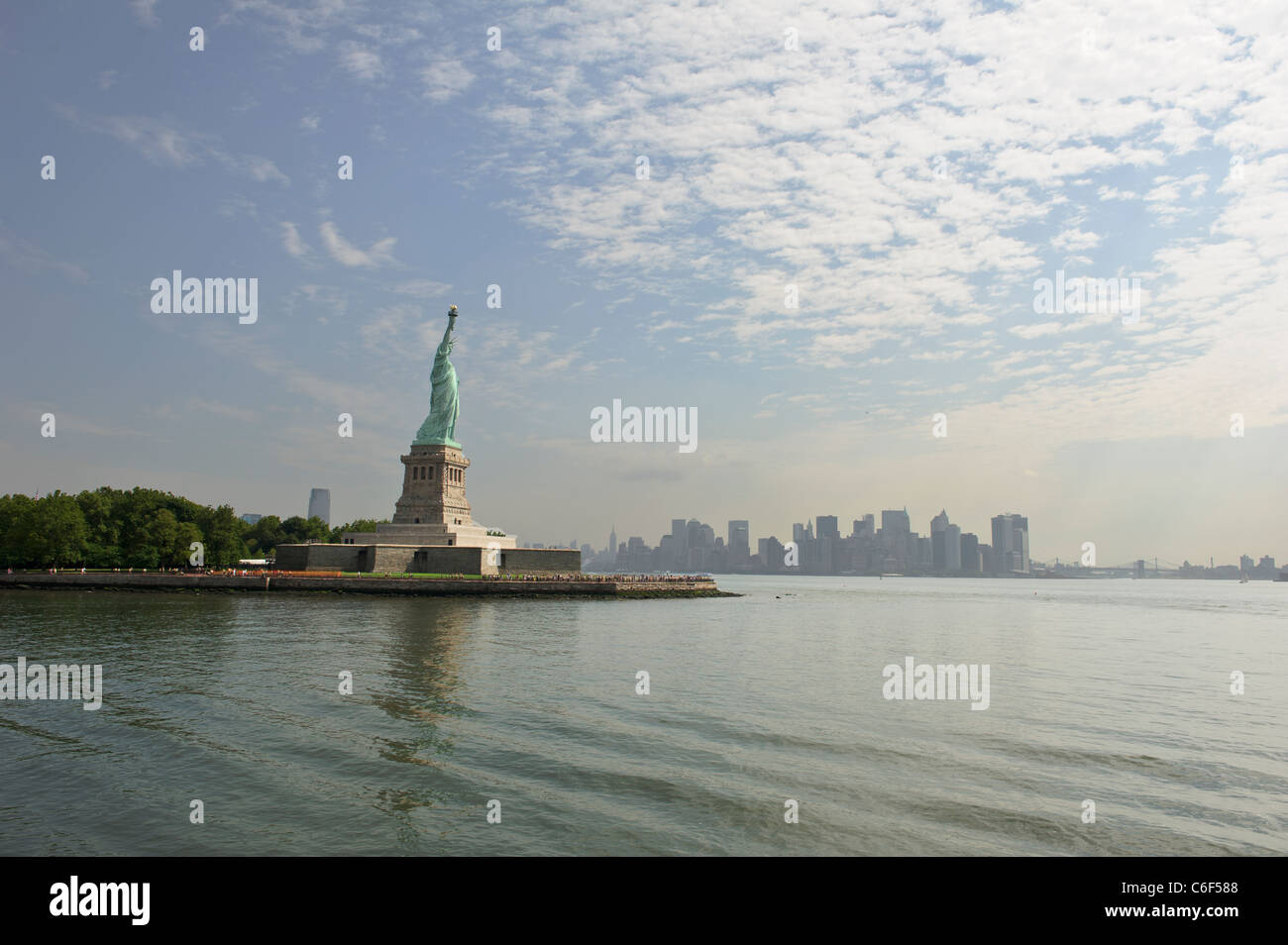 Statua della Libertà, Liberty Island, New York, Stati Uniti. Foto Stock