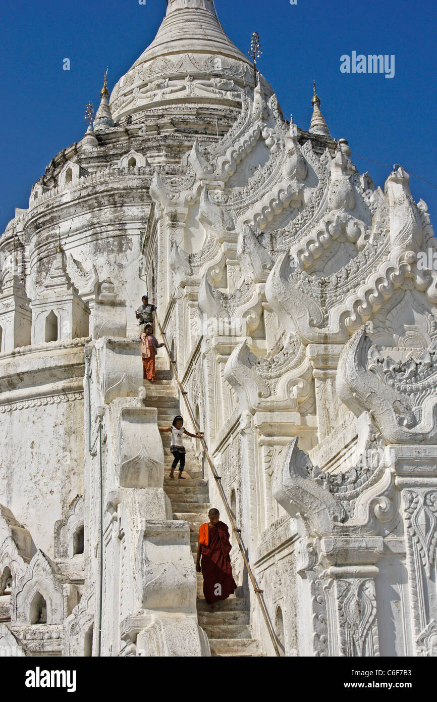 Pagoda Hsinbyume, Mingun (Mandalay), Myanmar (Birmania) Foto Stock