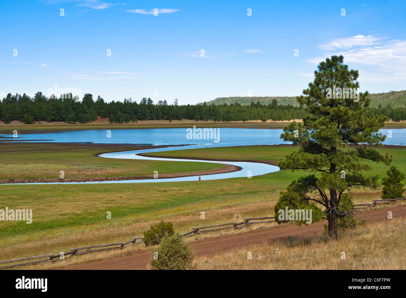 Lake Mary può fare riferimento a uno dei due serbatoi in Northern Arizona, a sud-est di Flagstaff. Foto Stock