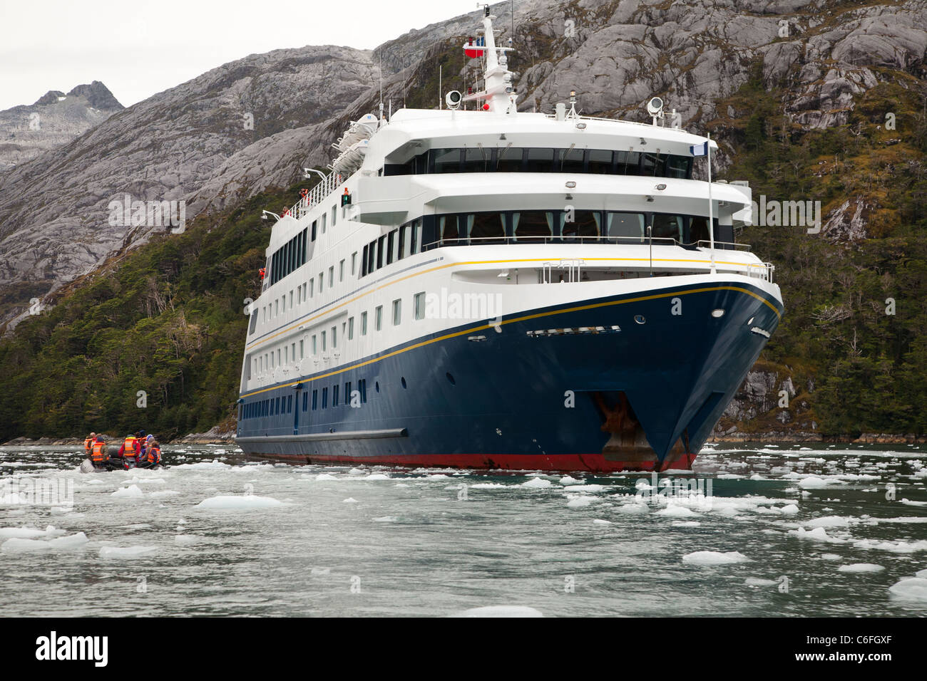 Avventura con i segni zodiacali e barca in Argentina Foto Stock