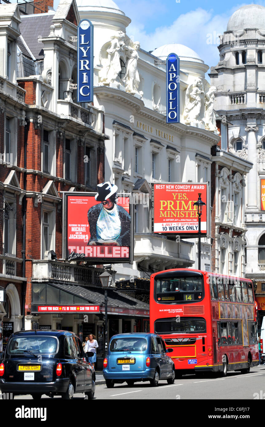 Lyric e Apollo Theatre, Londra, Gran Bretagna, Regno Unito Foto Stock