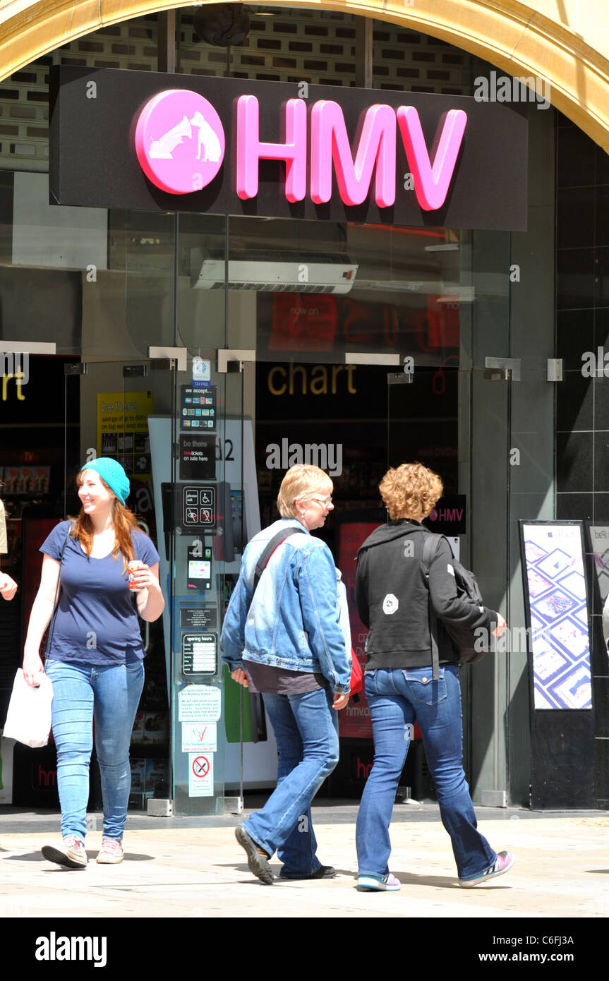 HMV store, Gran Bretagna, Regno Unito Foto Stock