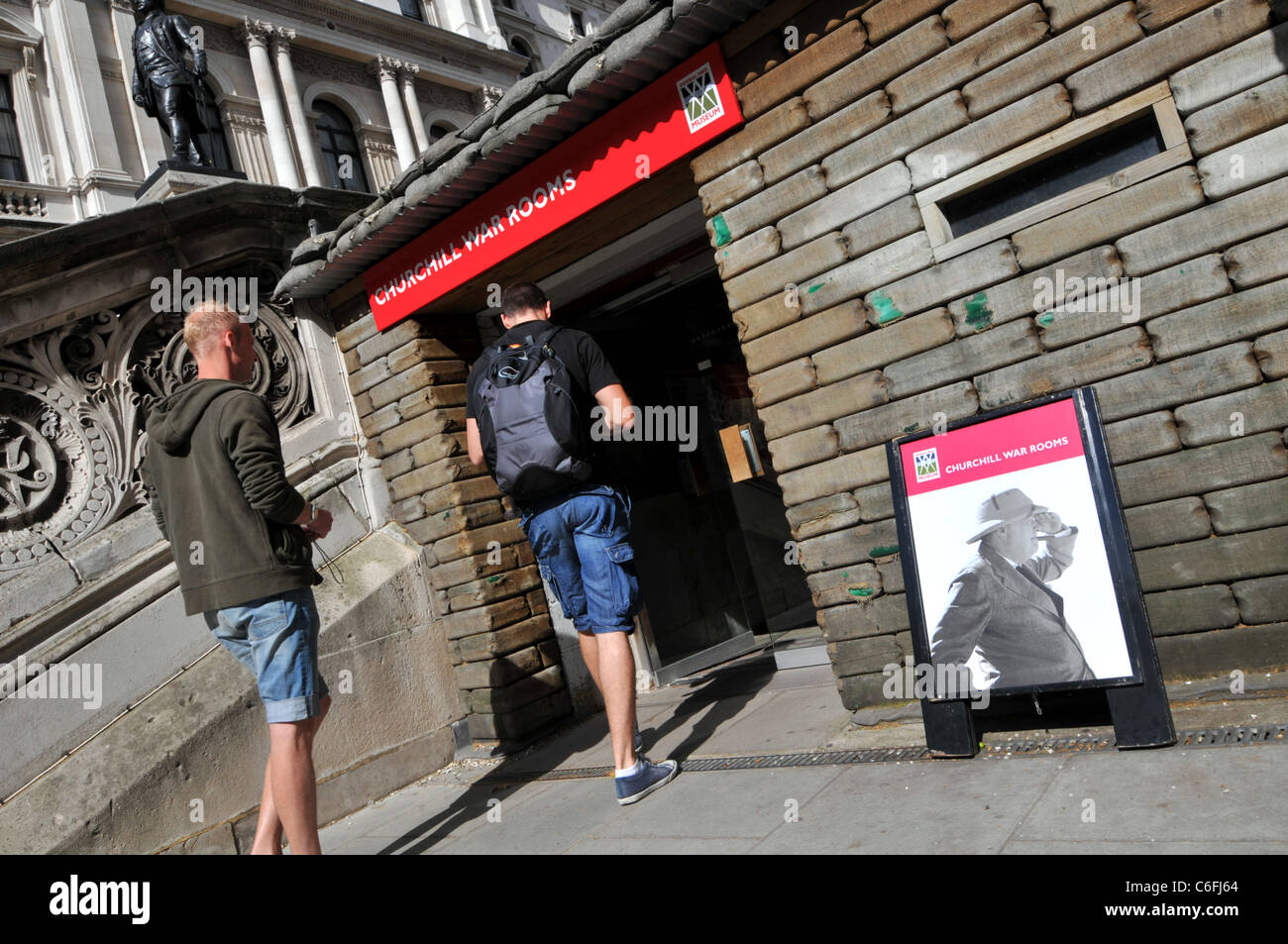 Churchill War Rooms, Londra, Gran Bretagna, Regno Unito Foto Stock