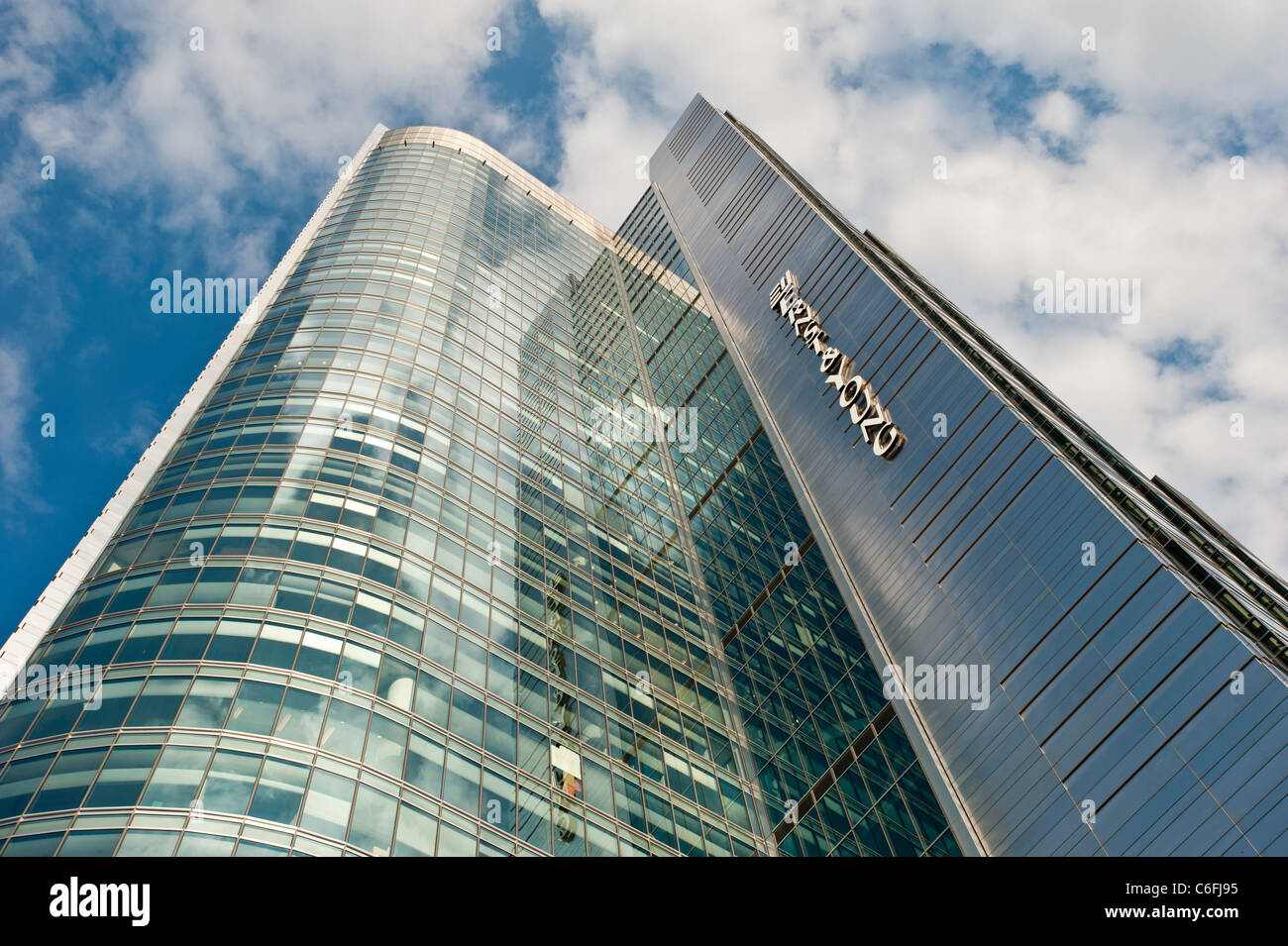 Architettura moderna e contemporanea nel centro di Varsavia, Polonia Foto Stock