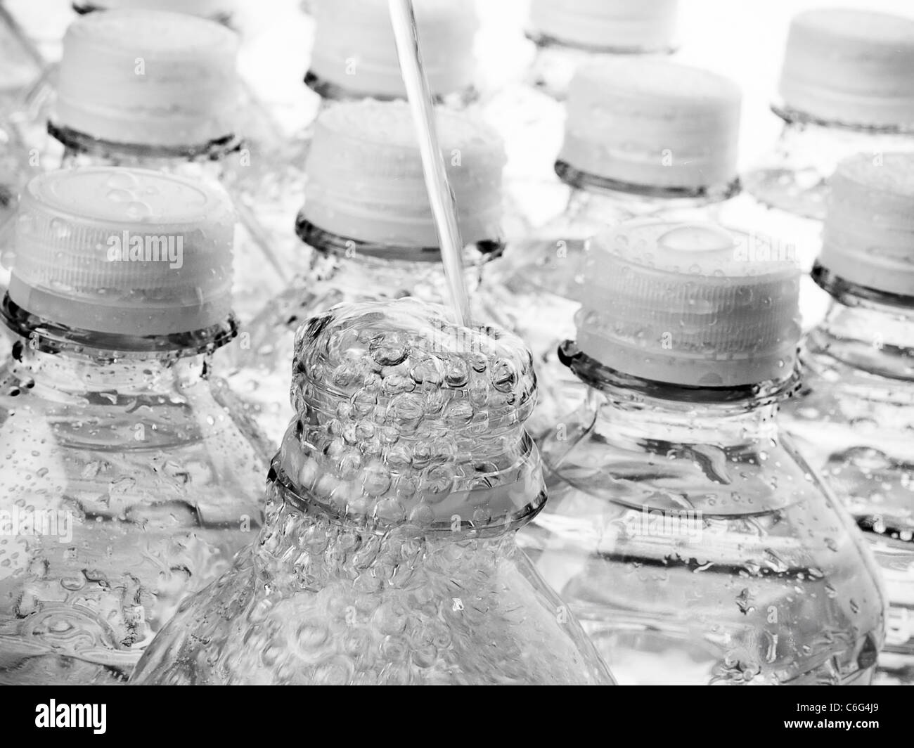 Acqua in bottiglia Foto Stock