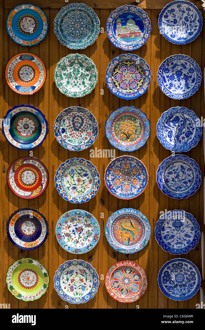 Tradizionali bulgare in ceramica Foto Stock
