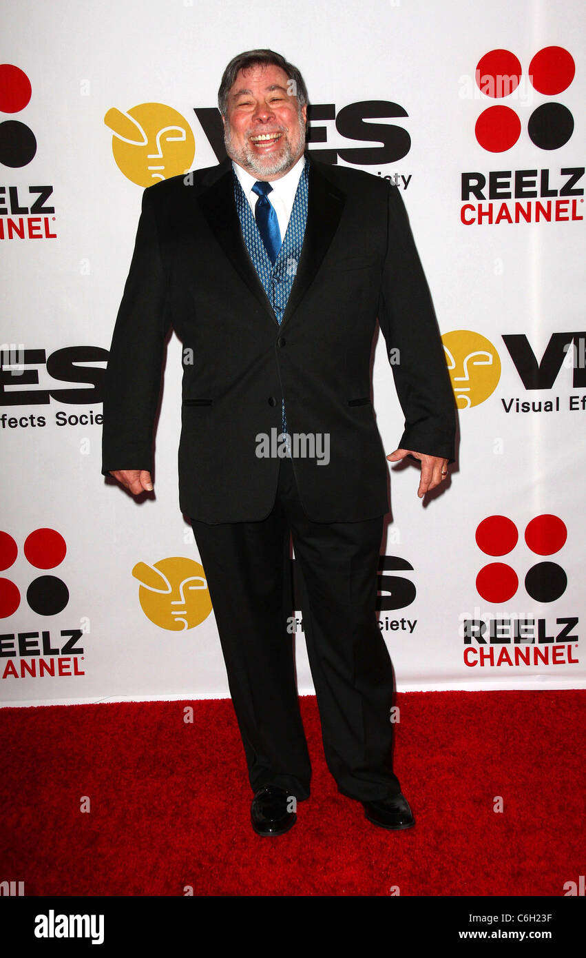 Steve Wozniak ottava edizione del VES Awards tenutosi presso l'Hyatt Regency Century Plaza - Gli arrivi di Los Angeles, California - 28.02.10 Foto Stock