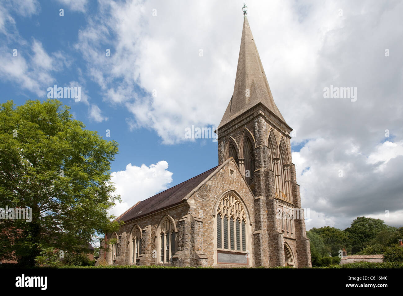 Ex Chiesa Metodista convertiti in appartamenti residenziali. Catsfield, East Sussex, England, Regno Unito Foto Stock