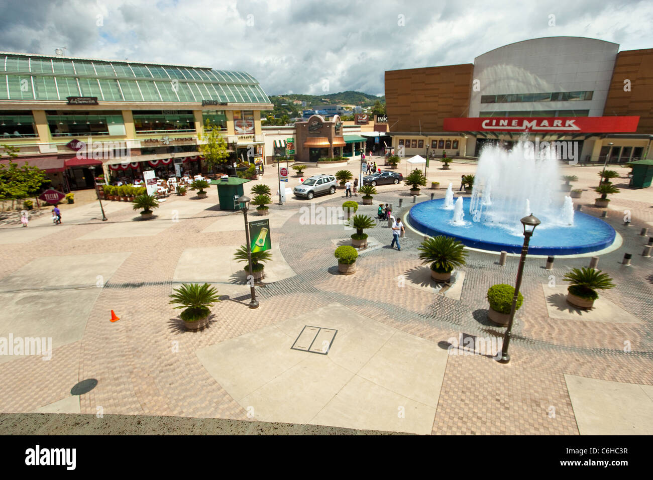 Shopping Center in San Salvador El Salvador Foto Stock